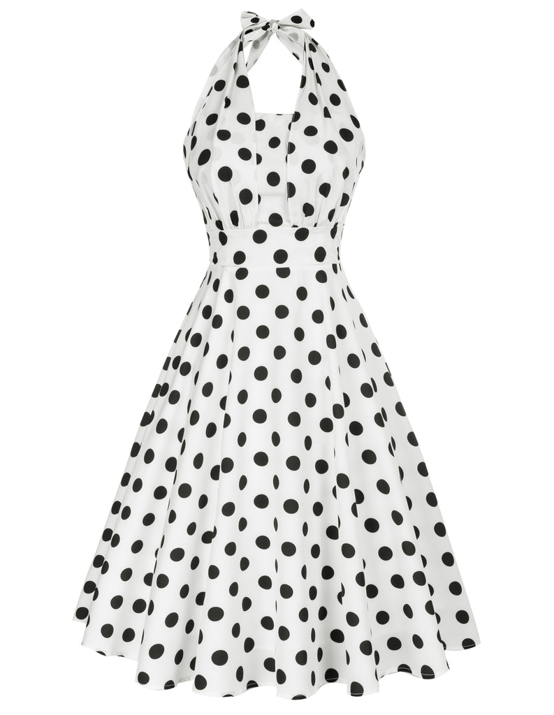 1950s Halter Cocktail Party Rockabilly Dresses
