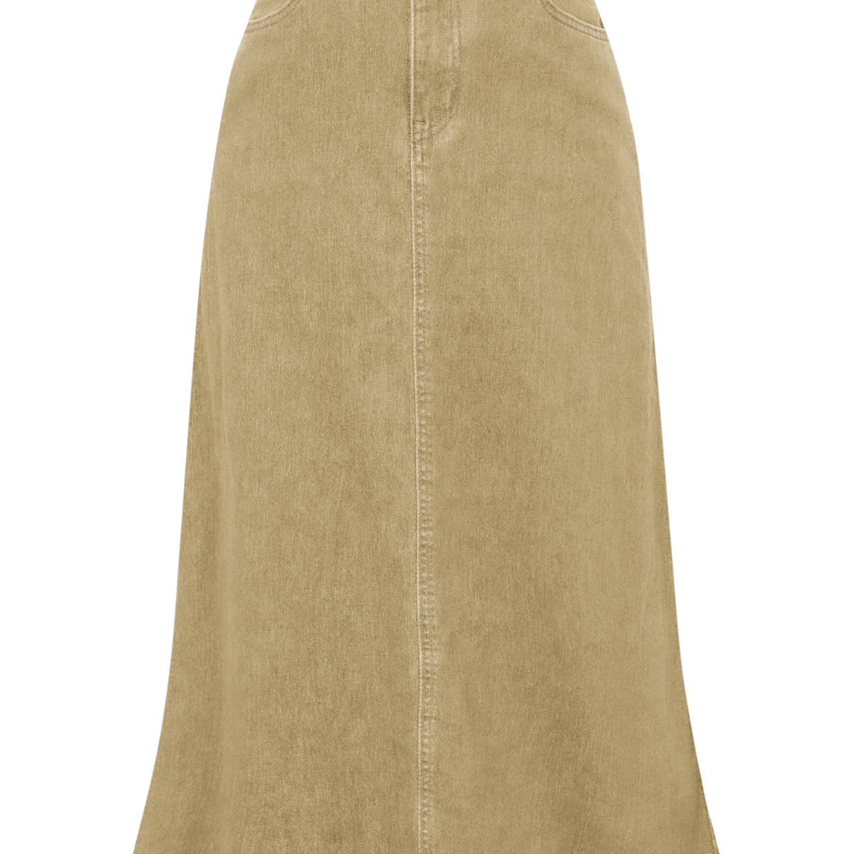Multi-Pocket Jean Skirt