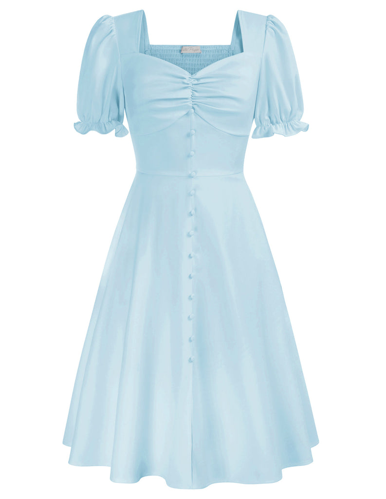 Vintage Front Slit Dress