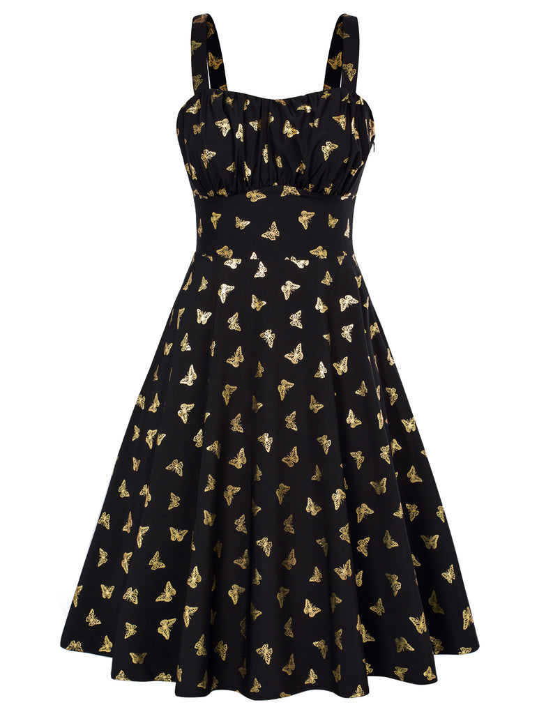 Vintage Two-Way Defined Waist Dress