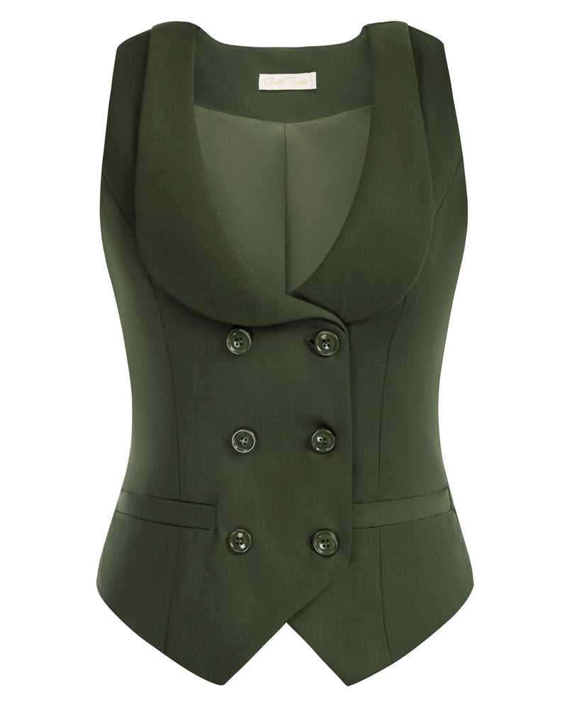 Vest Coat with 2 Pockets