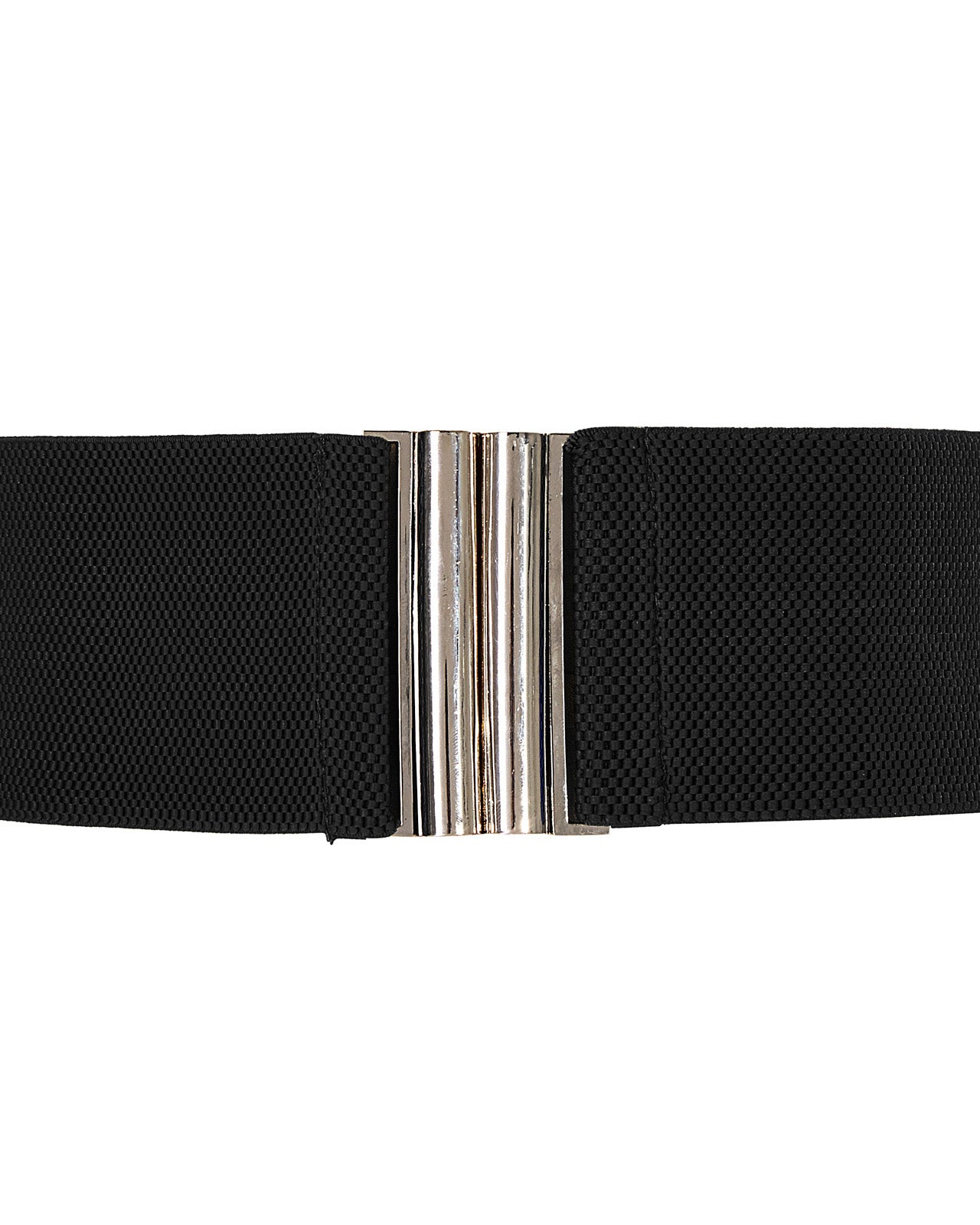 Wide Metal Hook Stretchy Belt